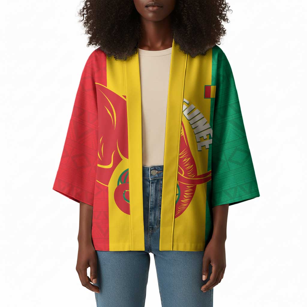 Guinea Basketball Custom Kimono Syli Nationale African Pattern