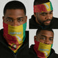 Afro Basketball Custom Guinea Neck Gaiter Syli Nationale African Pattern LT14