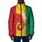 Guinea Basketball Custom Padded Jacket Syli Nationale African Pattern