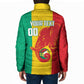 Guinea Basketball Custom Padded Jacket Syli Nationale African Pattern