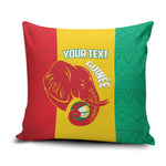 Guinea Basketball Custom Pillow Cover Syli Nationale African Pattern