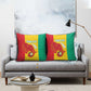Guinea Basketball Custom Pillow Cover Syli Nationale African Pattern