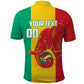 Afro Basketball Custom Guinea Polo Shirt Syli Nationale African Pattern - African Pride