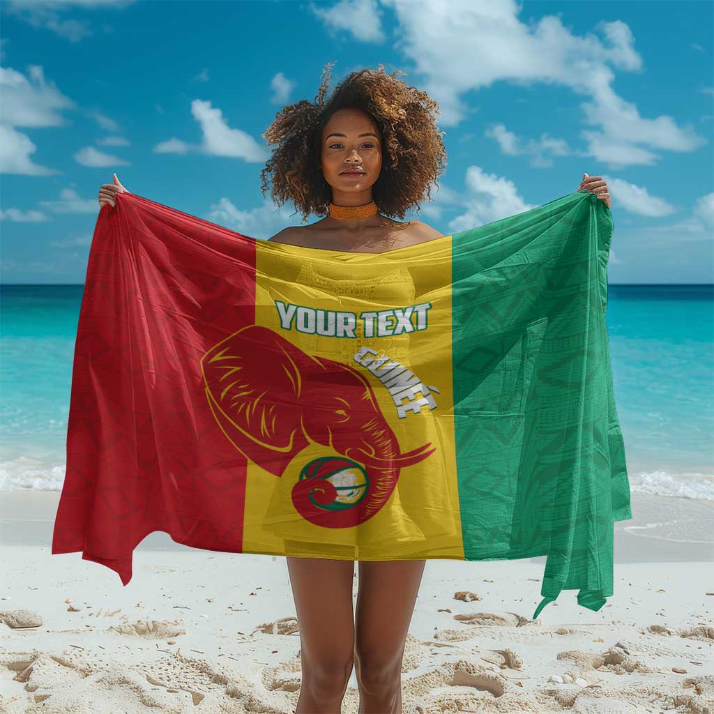 Afro Basketball Custom Guinea Sarong Syli Nationale African Pattern - African Pride