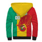 Afro Basketball Custom Guinea Sherpa Hoodie Syli Nationale African Pattern - African Pride