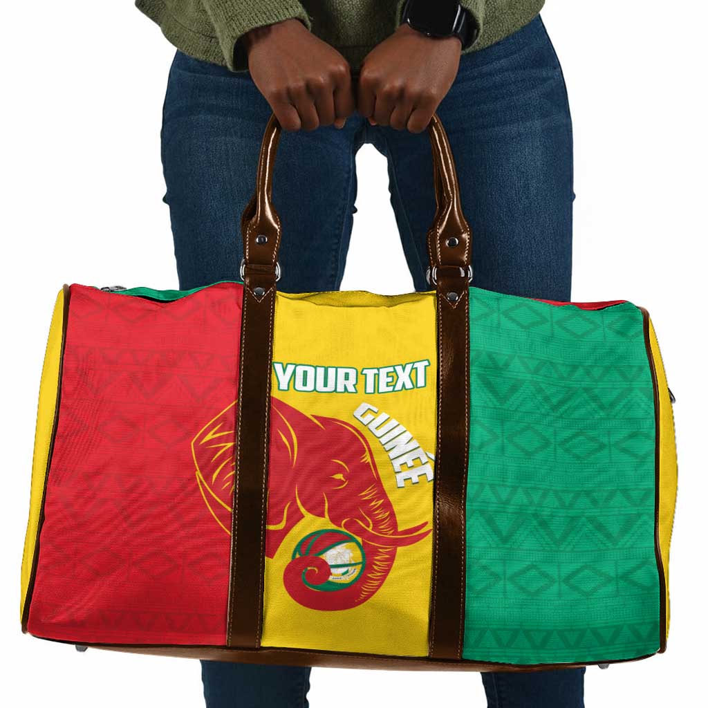Guinea Basketball Custom Travel Bag Syli Nationale African Pattern
