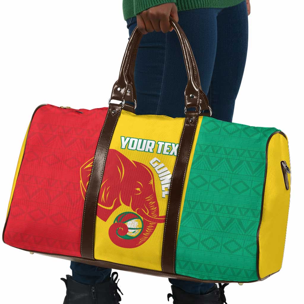 Guinea Basketball Custom Travel Bag Syli Nationale African Pattern