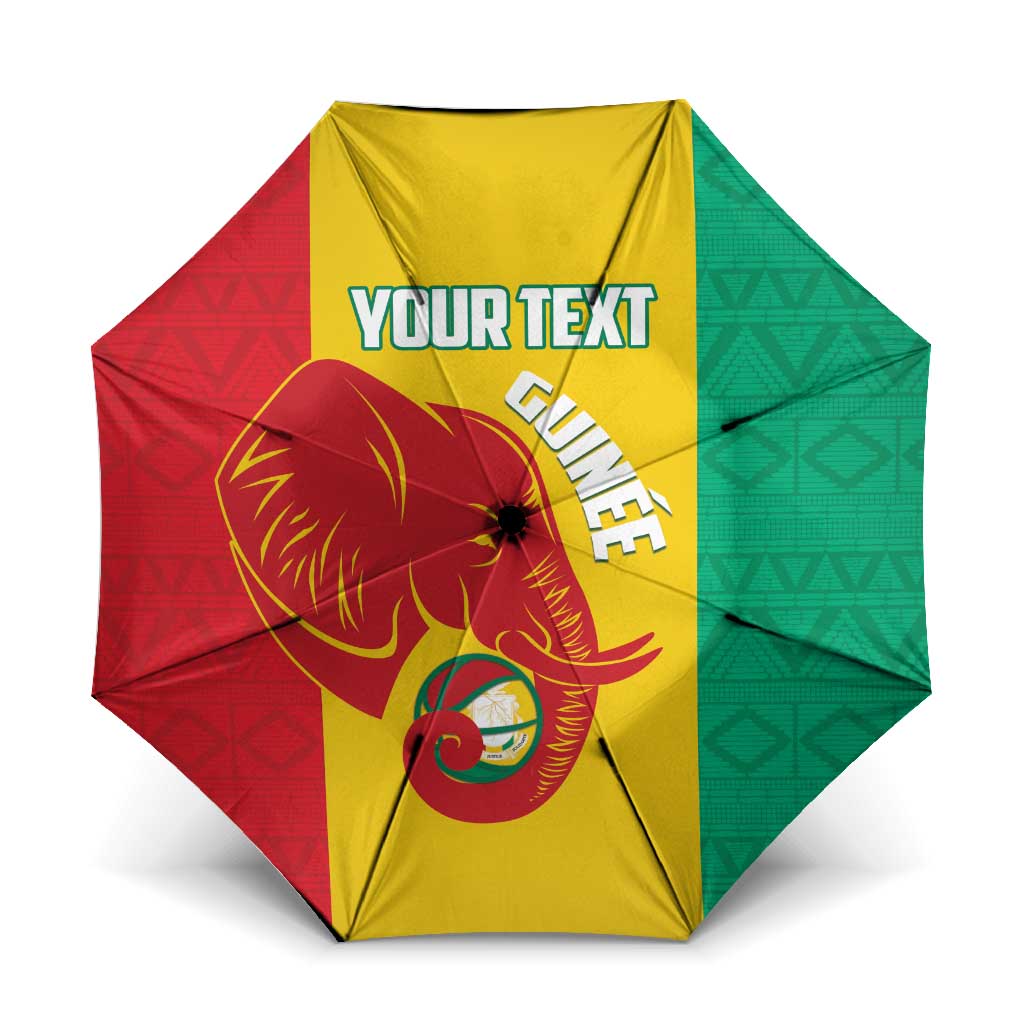 Guinea Basketball Custom Umbrella Syli Nationale African Pattern