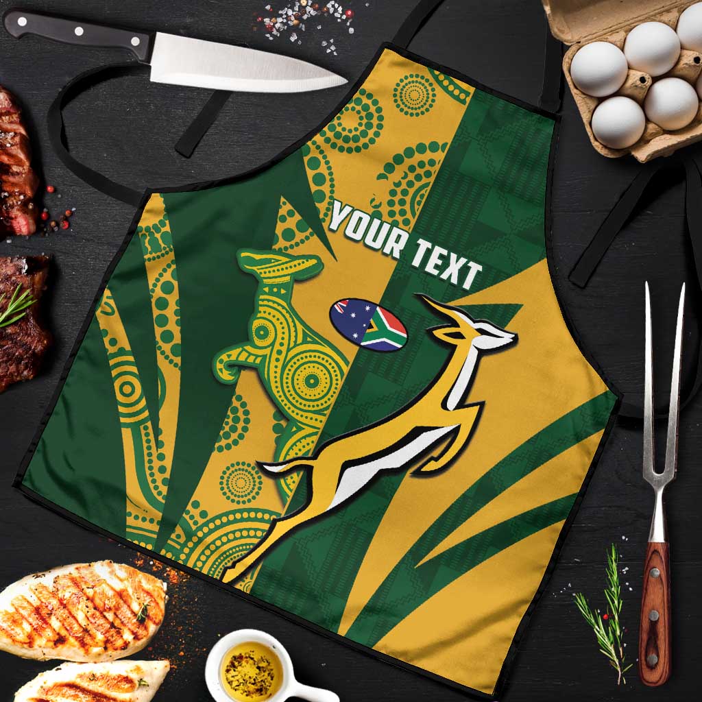 South Africa Australia Rugby Custom Apron Springboks Wallabies Together