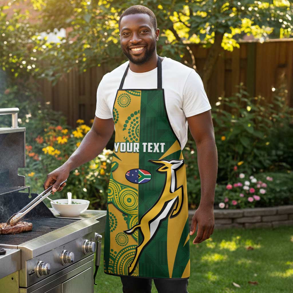 South Africa Australia Rugby Custom Apron Springboks Wallabies Together