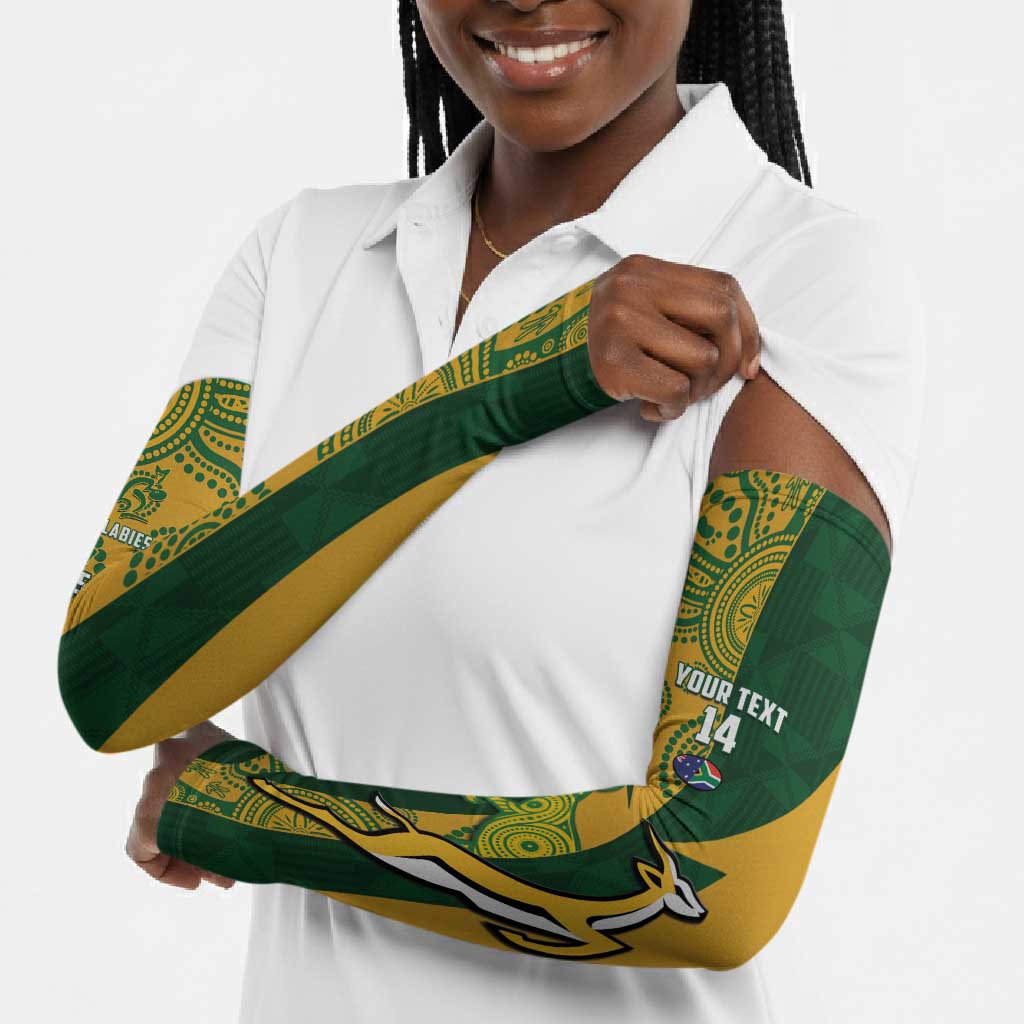 South Africa Australia Rugby Custom Arm Sleeves Springboks Wallabies Together