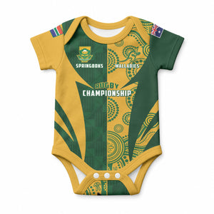 South Africa Australia Rugby Custom Baby Onesie Springboks Wallabies Together