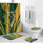 South Africa Australia Rugby Custom Bathroom Set Springboks Wallabies Together