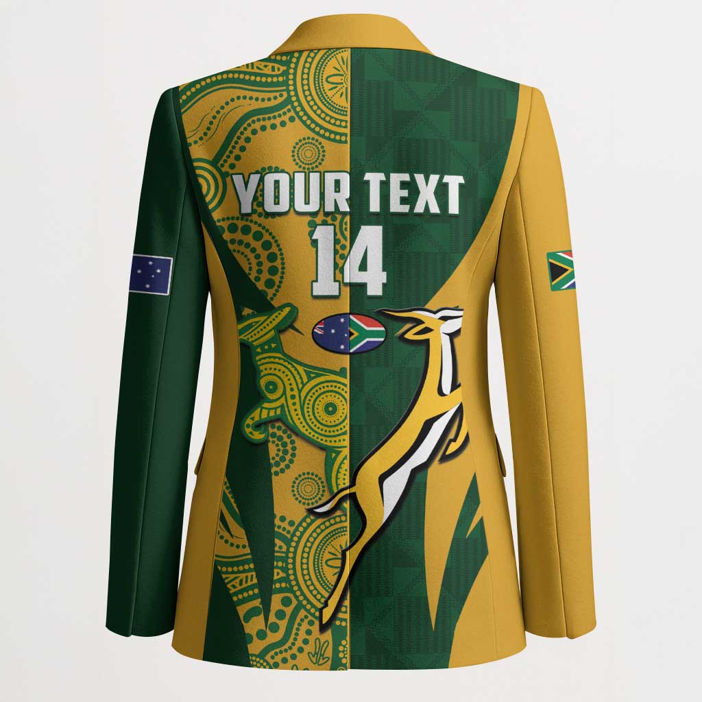 South Africa Australia Rugby Custom Blazer Springboks Wallabies Together