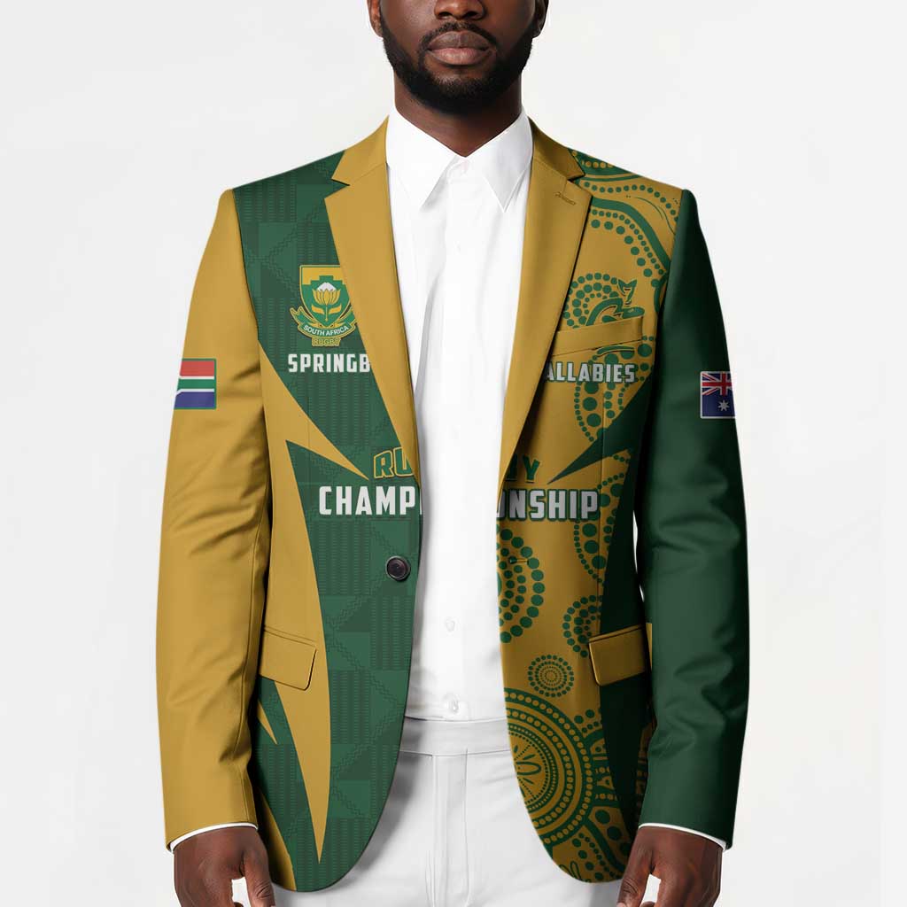 South Africa Australia Rugby Custom Blazer Springboks Wallabies Together