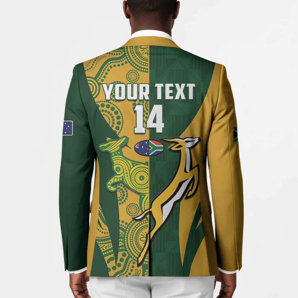 South Africa Australia Rugby Custom Blazer Springboks Wallabies Together