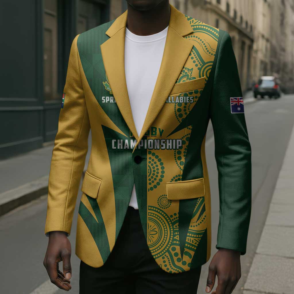 South Africa Australia Rugby Custom Blazer Springboks Wallabies Together