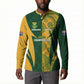 South Africa Australia Rugby Custom Button Sweatshirt Springboks Wallabies Together