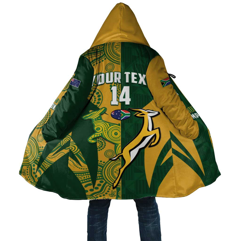 South Africa Australia Rugby Custom Cloak Springboks Wallabies Together