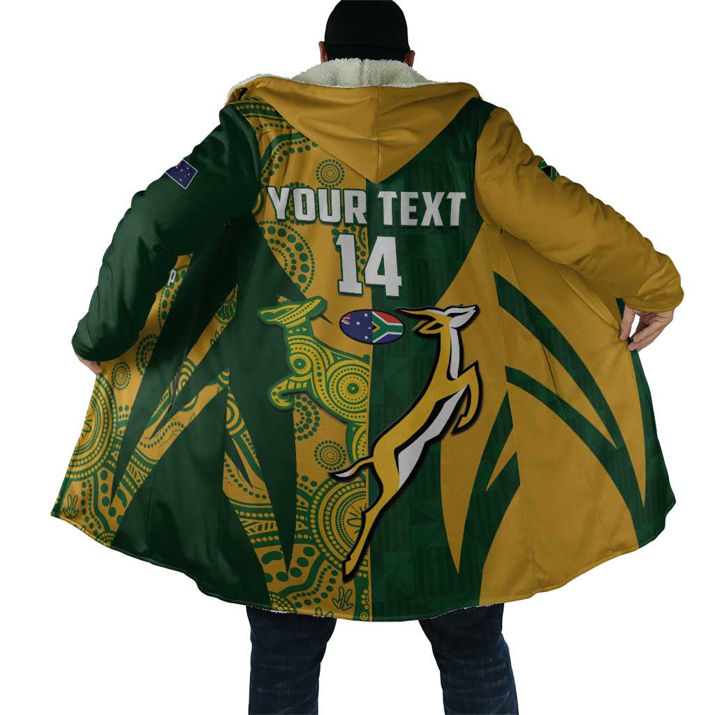 South Africa Australia Rugby Custom Cloak Springboks Wallabies Together