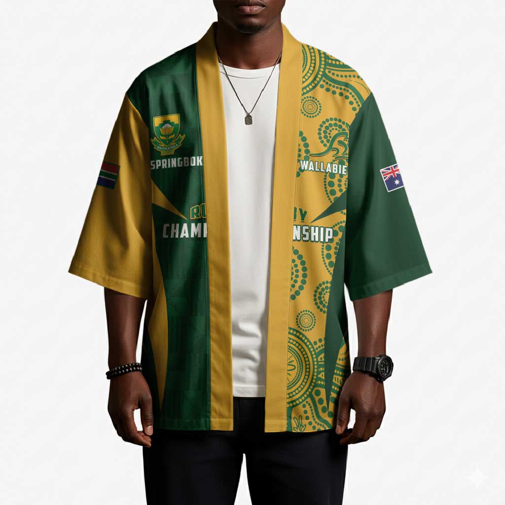 South Africa Australia Rugby Custom Kimono Springboks Wallabies Together
