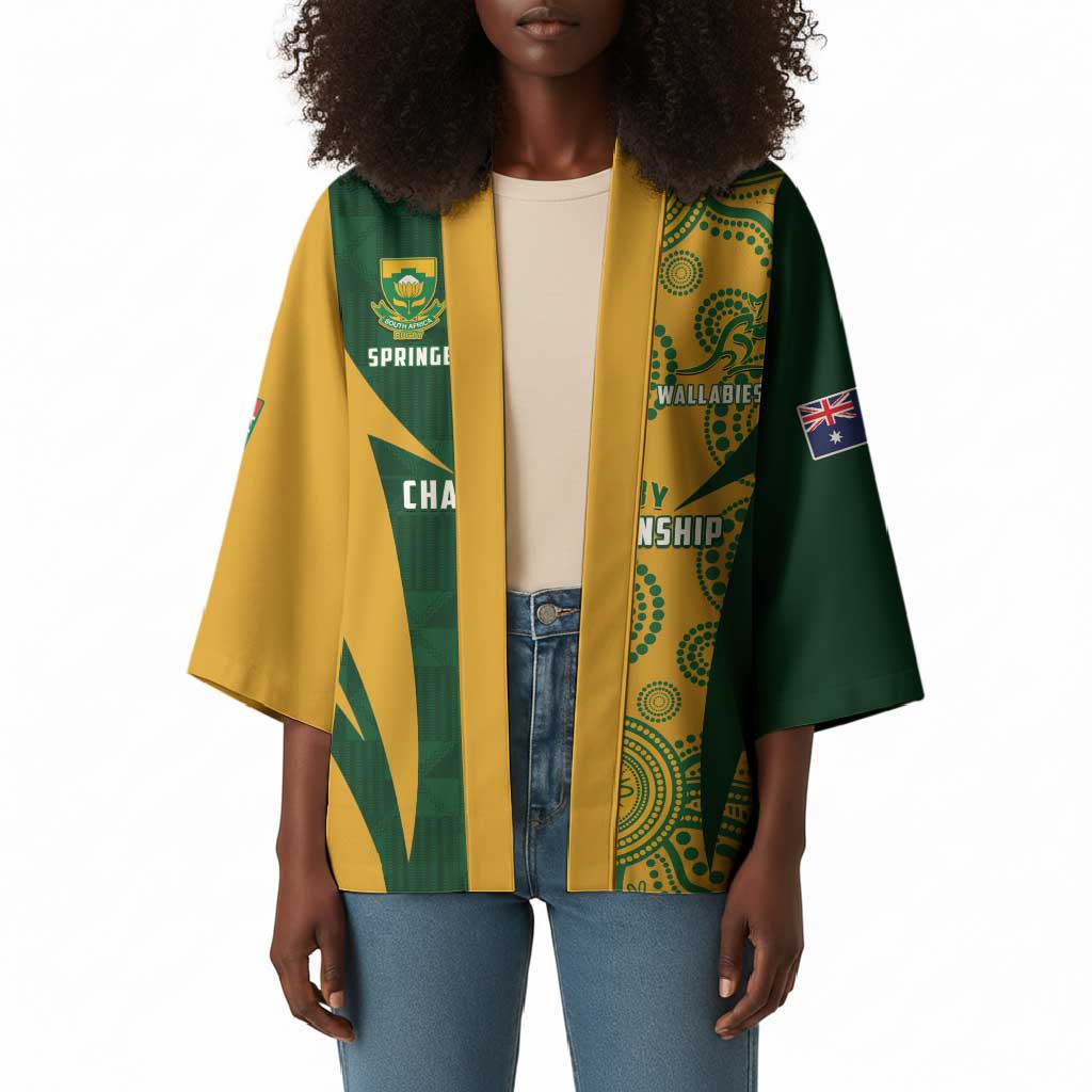 South Africa Australia Rugby Custom Kimono Springboks Wallabies Together