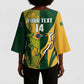 South Africa Australia Rugby Custom Kimono Sleeve Blouse Springboks Wallabies Together
