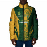 South Africa Australia Rugby Custom Padded Jacket Springboks Wallabies Together