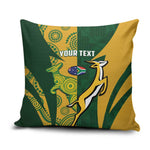 South Africa Australia Rugby Custom Pillow Cover Springboks Wallabies Together