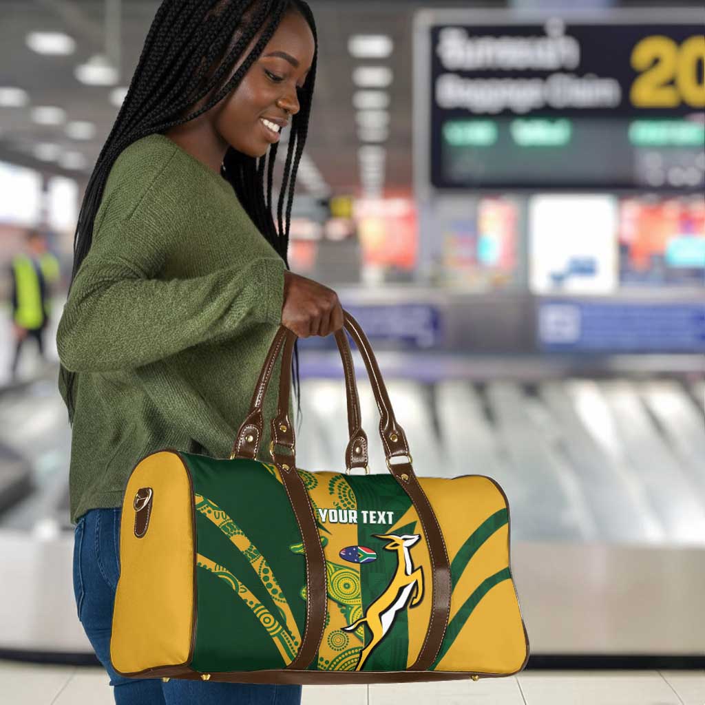 South Africa Australia Rugby Custom Travel Bag Springboks Wallabies Together