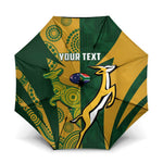 South Africa Australia Rugby Custom Umbrella Springboks Wallabies Together