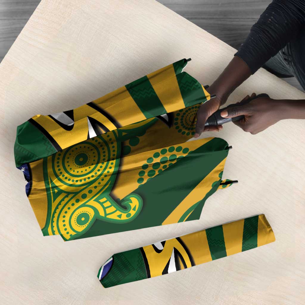 South Africa Australia Rugby Custom Umbrella Springboks Wallabies Together
