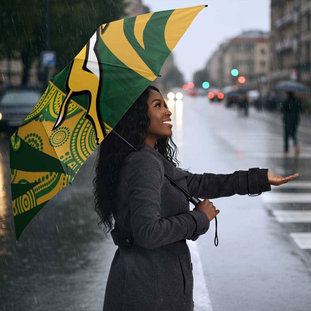 South Africa Australia Rugby Custom Umbrella Springboks Wallabies Together