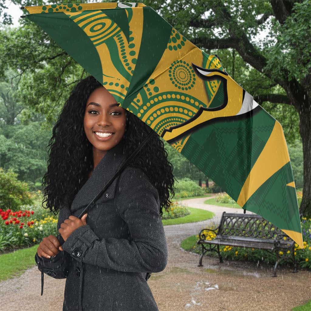 South Africa Australia Rugby Custom Umbrella Springboks Wallabies Together