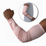 Pastel Pink Samoa Siapo Teuila Flowers Arm Sleeves