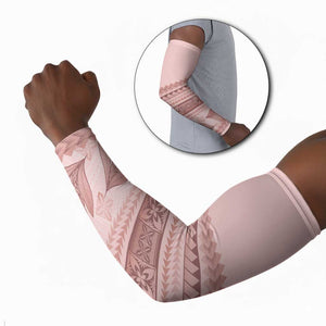 Pastel Pink Samoa Siapo Teuila Flowers Arm Sleeves