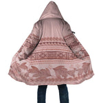 Pastel Pink Samoa Siapo Teuila Flowers Cloak