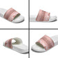 Pastel Pink Samoa Siapo Teuila Flowers Slide Sandals