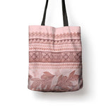 Pastel Pink Samoa Siapo Teuila Flowers Tote Bag