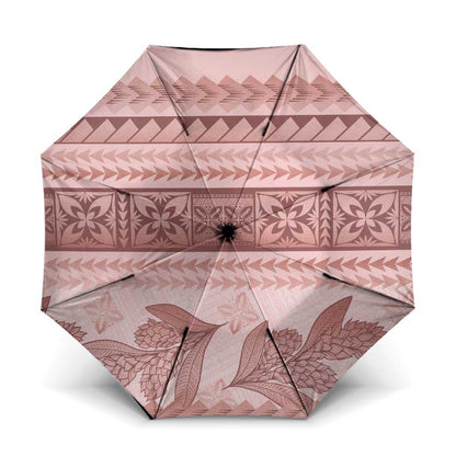 Pastel Pink Samoa Siapo Teuila Flowers Umbrella