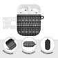 Pano De Terra Motifs Cabo Verde AirPods Case Black Color