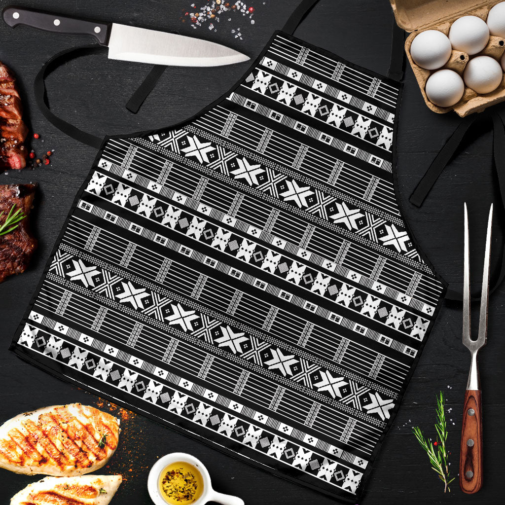 Pano De Terra Motifs Cabo Verde Apron Black Color