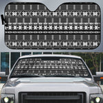 Pano De Terra Motifs Cabo Verde Auto Sun Shade Black Color
