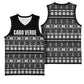 Pano De Terra Motifs Cabo Verde Basketball Jersey Black Color