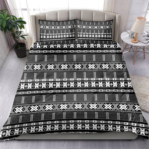 Pano De Terra Motifs Cabo Verde Bedding Set Black Color