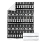Pano De Terra Motifs Cabo Verde Blanket Black Color