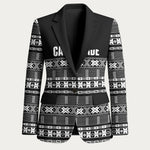 Pano De Terra Motifs Cabo Verde Blazer Black Color