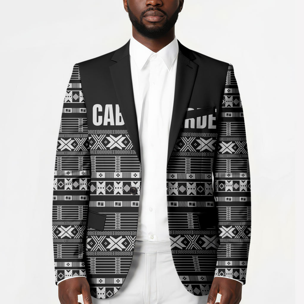 Pano De Terra Motifs Cabo Verde Blazer Black Color