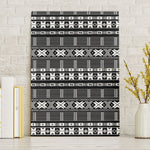 Pano De Terra Motifs Cabo Verde Canvas Wall Art Black Color