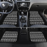 Pano De Terra Motifs Cabo Verde Car Mats Black Color